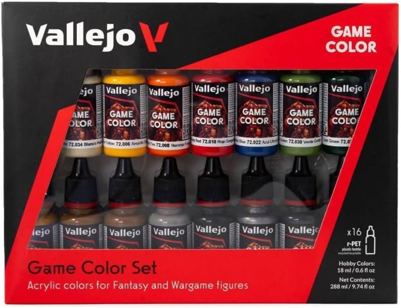 Acrylic Paint Game Color Introduction Set | Starter Set for Fantasy and Wargame Figures